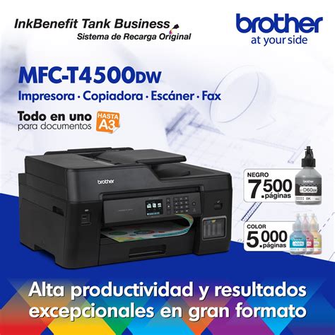 Impresora Multifuncional Brother Mfc T Dw A Wifi Duplex