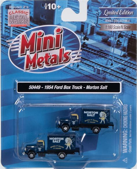 Classic Metal Works Ford Box Truck Pack Morton Salt N