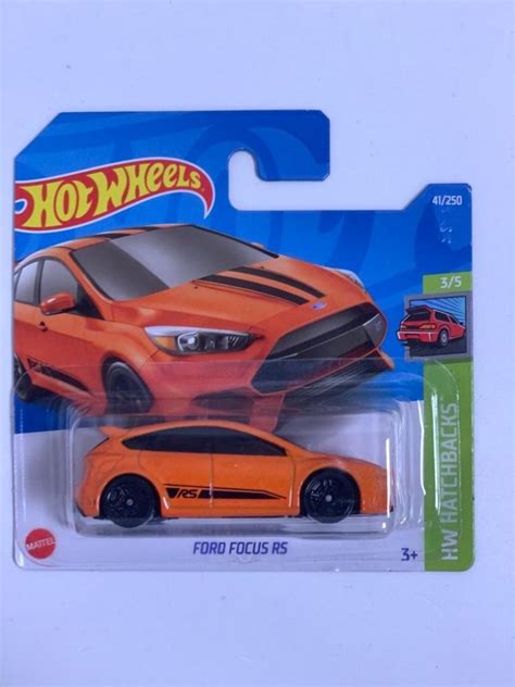Hot Wheels Ford Focus Rs Orange Carshoping