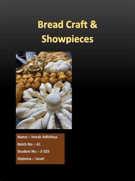 Bread Craft & Showpieces | PDF | Breads | Dough