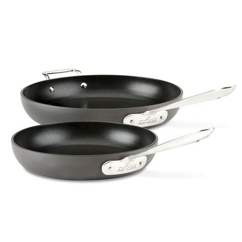 All-Clad HA1 Hard Anodized Nonstick Fry Pan Set 2 Piece, 10, 12 Inch