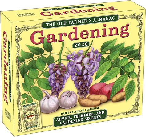 The Old Farmer’s Almanac - Gardening 2020 Boxed Daily Calendar: Sellers ...