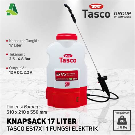 Jual Knapsack Sprayer Semprot Hama 17 Liter Elektrik Tasco ES17X 1