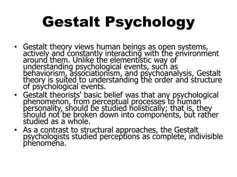 Ppt Gestalt Psychology In Historical Perspective Powerpoint