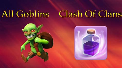 Clash Of Clans All Goblins Raid 2attacks Youtube