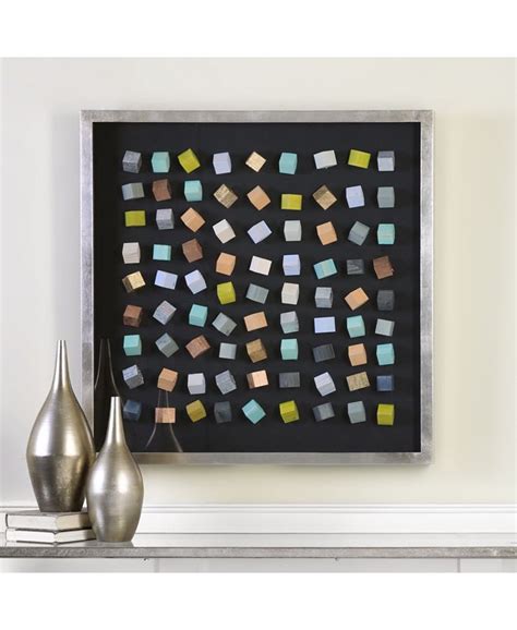 Uttermost Color Blocks Shadow Box Wall Art Macys