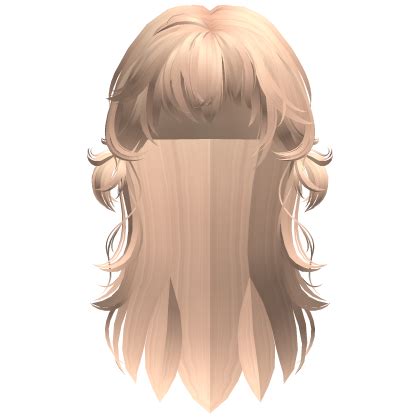 Wispy Long Wolfcut Hair Blonde Roblox