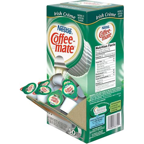 Nestle Coffee Mate Coffee Creamer Irish Creme Liquid Creamer Singles