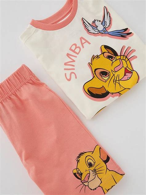 Disney The Lion King Disney Lion King Simba Short Sleeve Pyjamas Uk