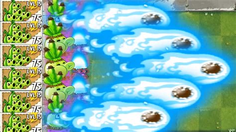 Plants Vs Zombies 2 Primal Max Level Pea Pod Giant Fire Ball PvZ2