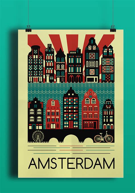 Poster "Amsterdam Culture" on Behance