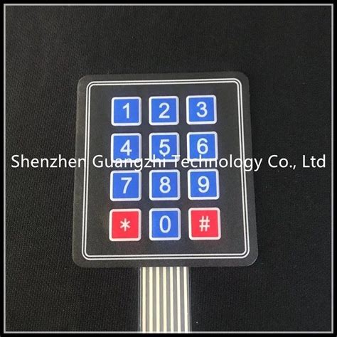 Mm Key Travel Industrial Numeric Keypad Matrix Waterproof