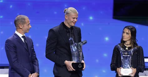 Erling Haaland & Aitana Bonmati win UEFA Player of the Year awards ...