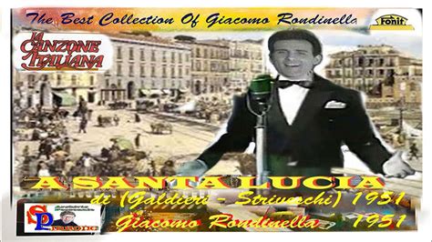 Giacomo Rondinella A SANTA LUCIA 1951 YouTube