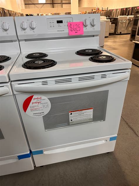 White Electric Range 53 Cu Ft Rag11697 Ffef3016vw Thrive Appliance