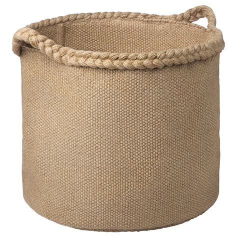 MÄvinn Basket Jutebraided 37x35x35 Cm 14 ½x13 ¾x13 ¾ Ikea