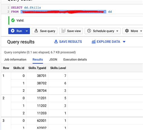 Sql Bigquery Return Array Of Structs With Specific Fields Of The