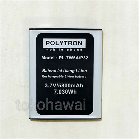 Jual Baterai POLYTRON Rocket T6 R2509 PL 7W5A PL7W5A Original Batrai HP