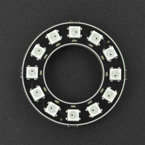 DFRobot Neopixel Ring 12x WS2812 RGB LED Bastelgarage Elektronik