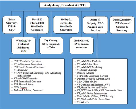 Amazon organizational structure can be classified as hierarchical ...