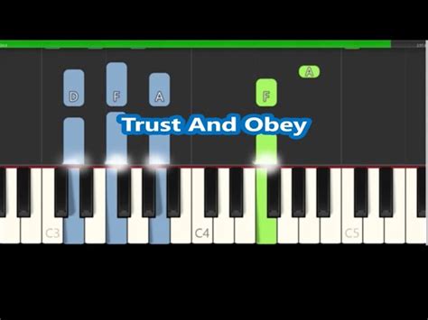 When We Walk With The Lord Piano Tutorial - Easy Chords & Melody Chords - Chordify