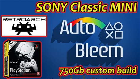 Sony Ps Classic Autobleem Retroarch And Openbor 750gb Custom Build