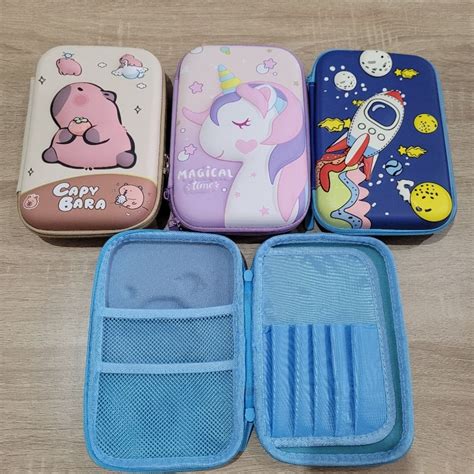 jual tempat pensil tk sd smp  besar bahan kulit premium import alat