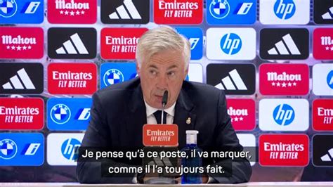 La Liga Ancelotti Mbappé Il va marquer comme il la toujours