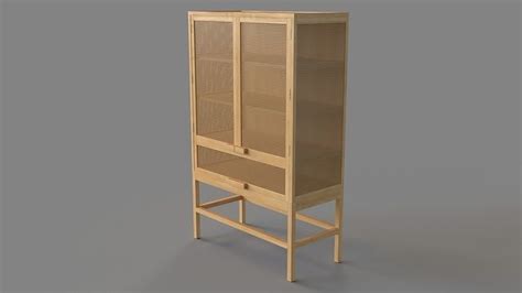 Marte Storage Cabinet 3d Model Cgtrader