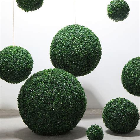 Boxwood Topiary Ball - Artificial Topiary Plants - Wedding Decor ...