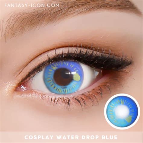 Water Drop Cosplay Blue Contacts | Aqua Lenses | Coscon Anime Lenses – fantasy-icon