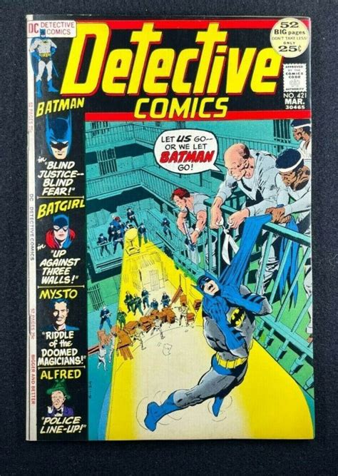 Detective Comics 1937 421 VF 7 5 Neal Adams Cover Frank Robbins