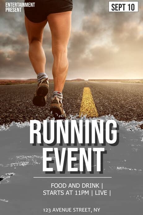 Running Event Flyer Template Postermywall