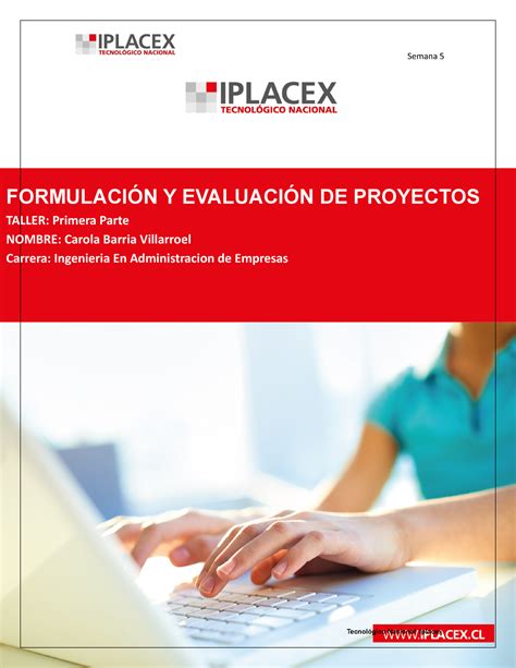 Taller Formulacion y Evaluacion de Proyectos formulación y evaluación