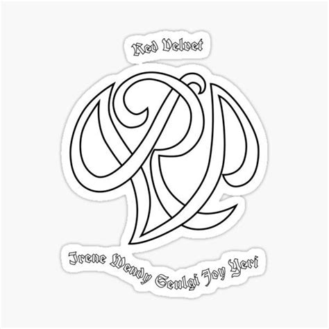 Red Velvet Queendom Logo Sticker For Sale By Sketchvan In Logo