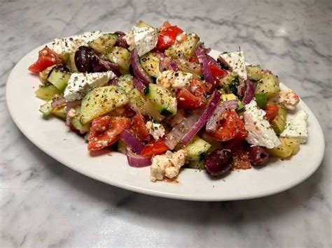 Horiatiki Salata Greek Village Salad The West End News