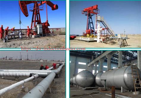 Induction Oil Gas Heating Pipelines System