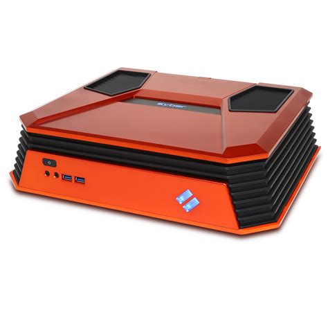 Cyberpowerpc Syber Scc0100 Orange Mini Itx Gaming Case