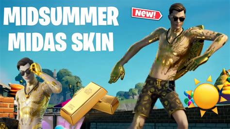 NEW MIDSUMMER MIDAS SKIN GAMEPLAY SUMMER MIDAS LIVE ITEM SHOP