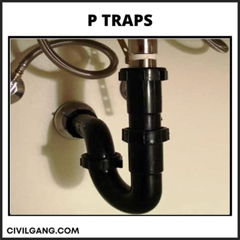 Types Of Plumbing Traps CivilGang