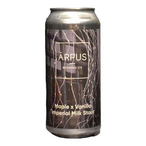 Arpus Maple Vanilla Imperial Milk Stout 12 44cl Can