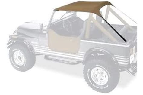 Bestop Traditional Bikini Top Tan Jeep Sahara Northridge X