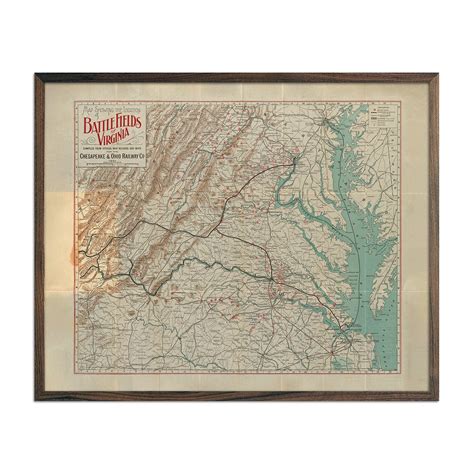 map of civil war battlefields 7