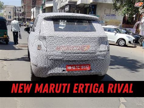 New Maruti Ertiga Rival Spotted Testing In India Motoroctane