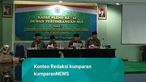 Mui Minta Ma Ruf Amin Mundur Sebagai Ketum Jika Terpilih Jadi Wapres