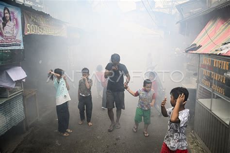 Pengasapan Cegah Demam Berdarah Di Jakarta ANTARA Foto