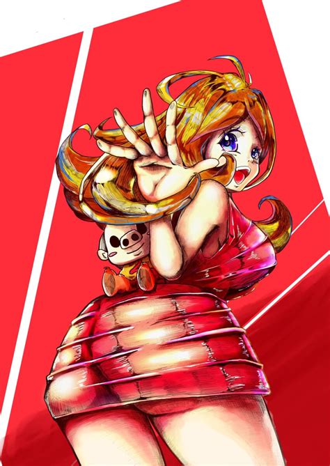Mona Warioware Nintendo Warioware Ass Bare Shoulders Blue Eyes Breasts Dress From