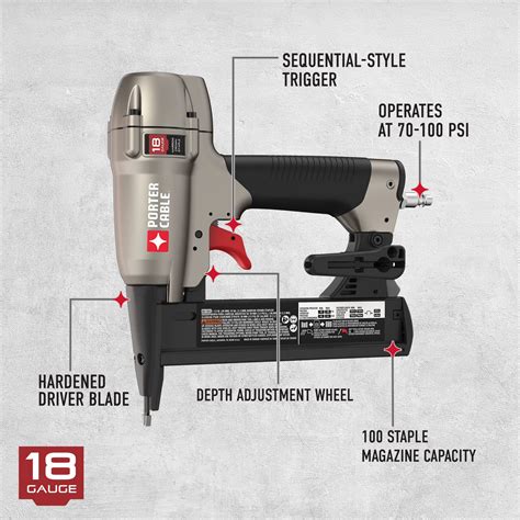 Porter Cable Air Stapler Gun