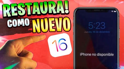 RESTAURAR De FABRICA un iPhone BLOQUEADO SOLUCIÓN a iPhone NO