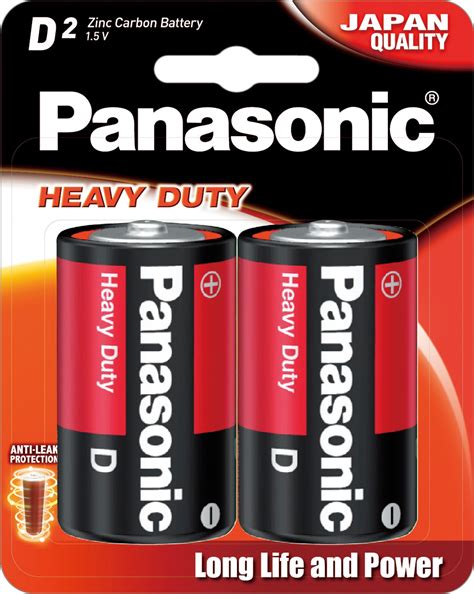 Panasonic Heavy Duty D Lr Carbon Zinc Battery Pack Ausbatteries